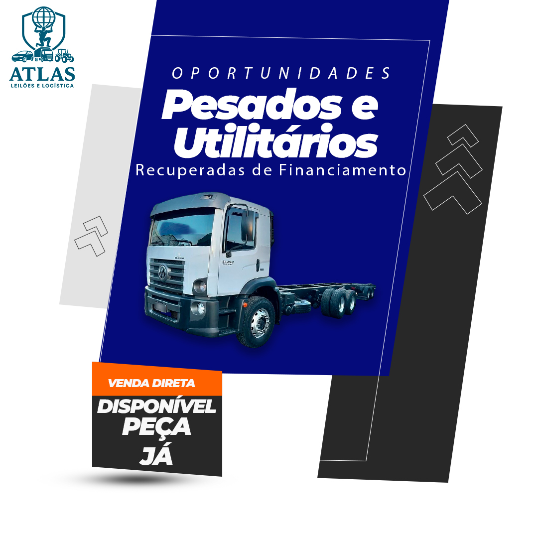 Leilão 57294 - Veículos Pesados e Utilitários Recuperados de Financiamento