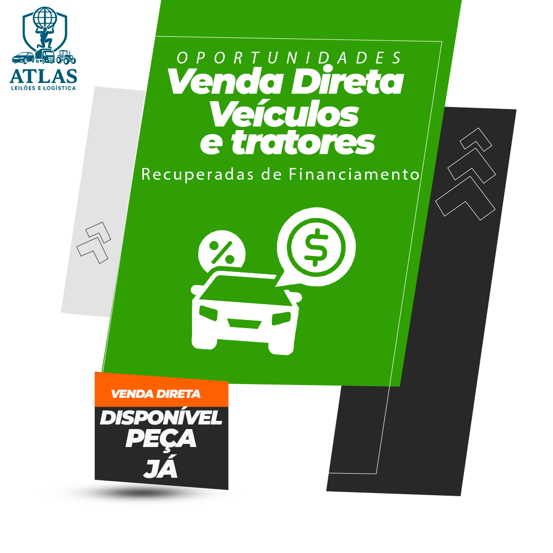 Leilão 58491 Venda Direta - Oportunidades Veículos e tratores Seminovos Recuperados de Financiamento